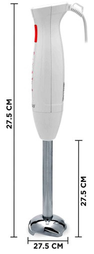 Блендер погружной SOGO SS-14220 400 Вт белый Київ - зображення 3