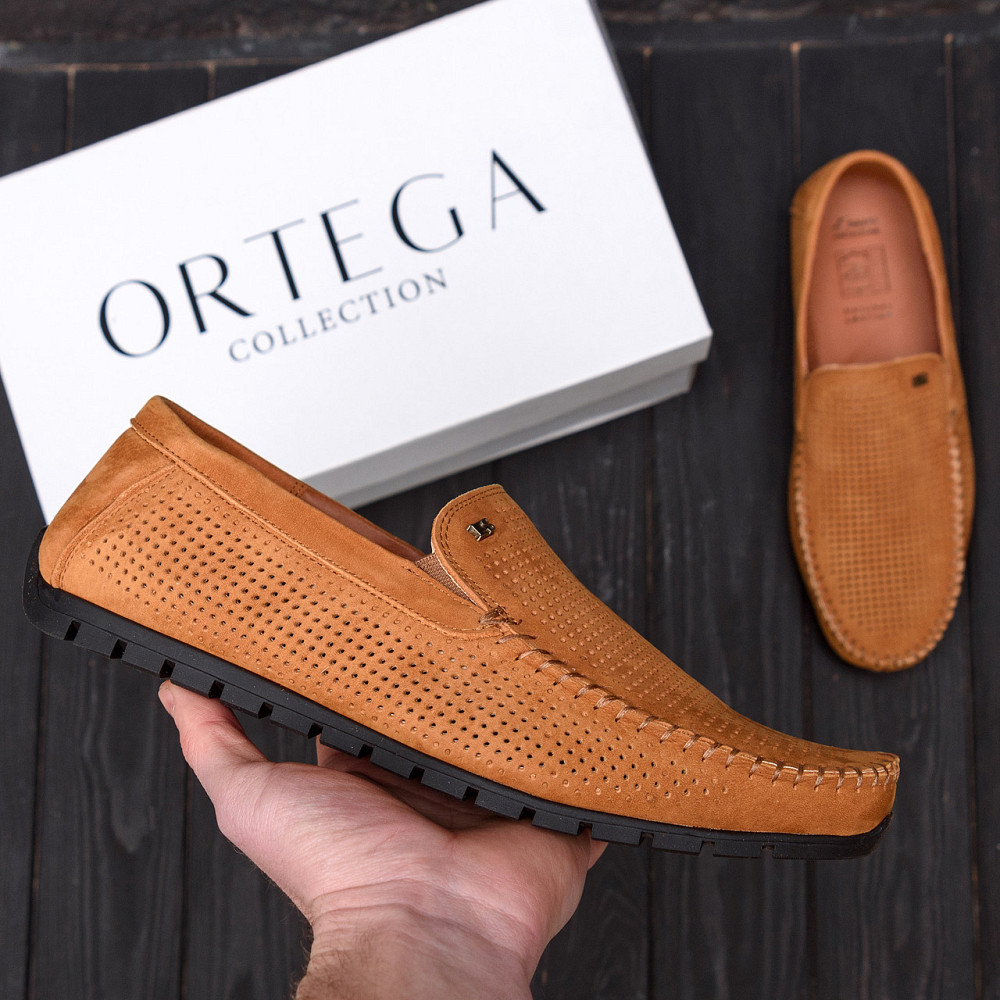 Мужские летние кожаные мокасины Legges Canary перфорация Київ - зображення 5