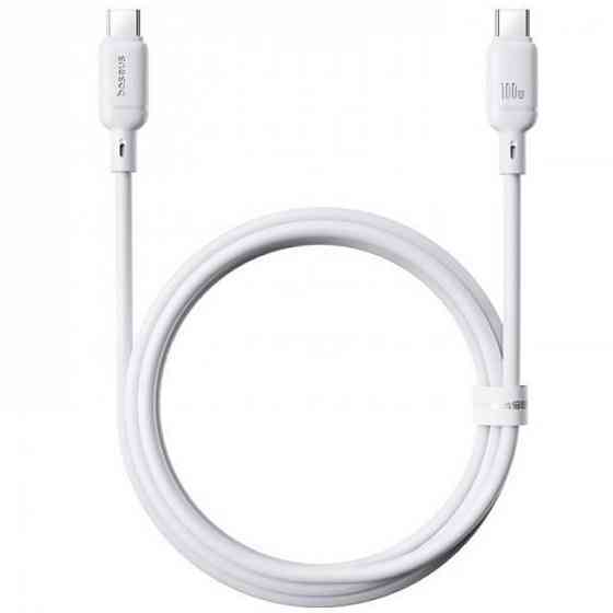 Дата кабель Baseus Silky Series OS Fast Charging Type-C to Type-C 100W (1m) (P10377704) Херсон