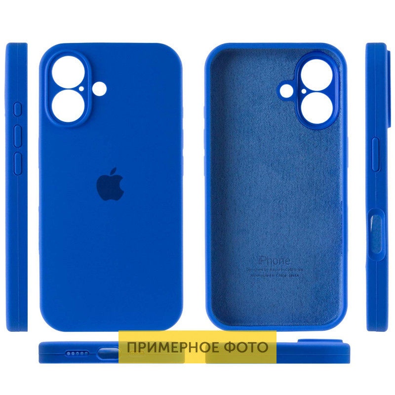 Чехол Silicone Case Full Camera Protective (AA) для Apple iPhone 16 (6.1") Херсон - зображення 6