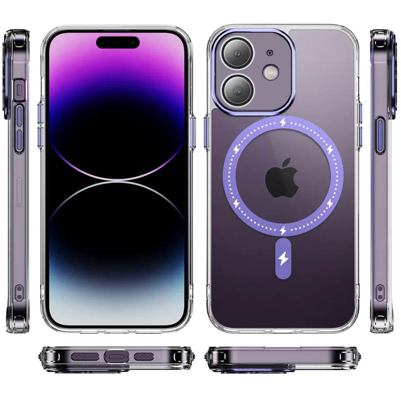 Чехол TPU+PC Colorful with Magnetic Fit для Apple iPhone 12 (6.1") Херсон - зображення 2