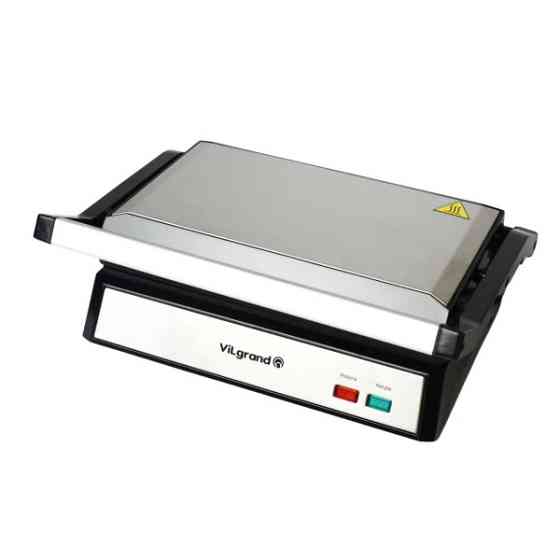 Гриль контактный Vilgrand VSG 1611 1600 Вт серебристый Київ