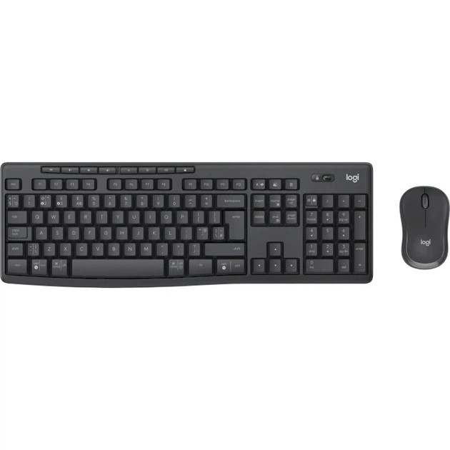 Комплект клавиатуры и мыши компьютерные беспроводные Logitech Wireless Combo MK370 Graphite L920-012 Киев - изображение 1