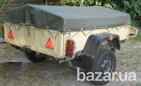 Тент на легковий причіп КрАЗ 1,85 х 1,35 рюкзачна тканина Oxford Баришівка - зображення 1