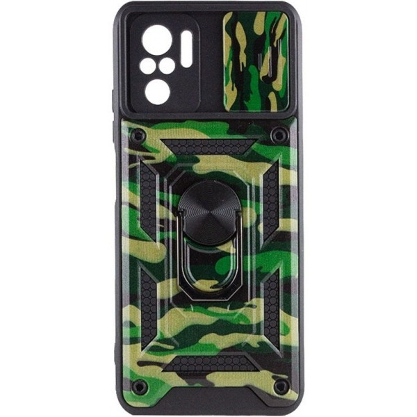 Чохол Camshield Serge Ring Camo для Xiaomi Redmi Note 10/10s/Poco M5s Army Green (Код товару:24286) Харків - зображення 1