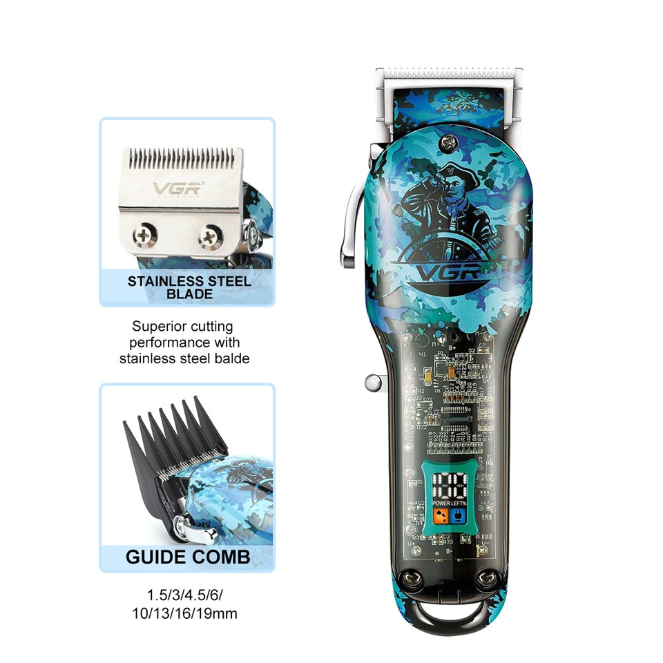 Комплект длят стрижки VGR V-645 голубой Київ - зображення 8