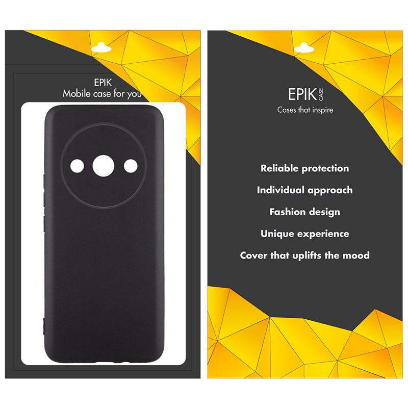 Чехол TPU Epik Black Full Camera для Xiaomi Redmi A3 Херсон - зображення 3