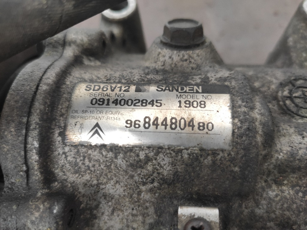 Компрессор кондиционера Citroen Nemo 1.4 hdi 2008-2017 (9684480480) Ковель - изображение 4