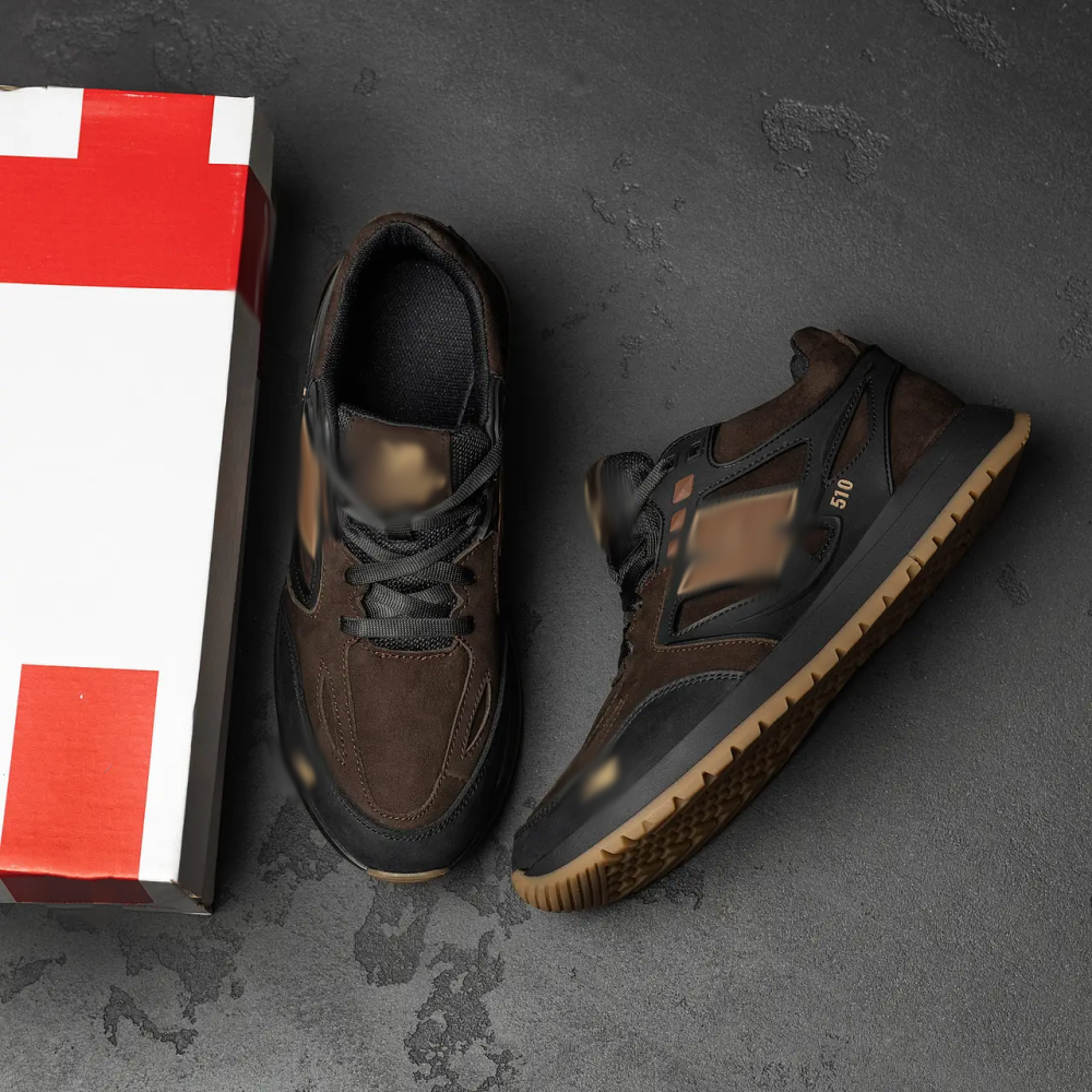 Мужские кожаные кроссовки  Clasic Brown Київ - зображення 10