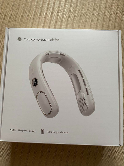 Шейный мини-кондиционер с LED-дисплеем и 5 скоростями обдува Київ - зображення 7