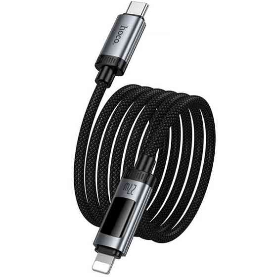 Дата кабель Hoco U148 Lord with display Type-C to Lightning 27W (1.2m) Херсон