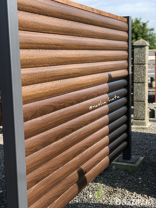 Паркан з метало-сайдингу (металевий блок-хаус) Івано-Франківськ - зображення 4