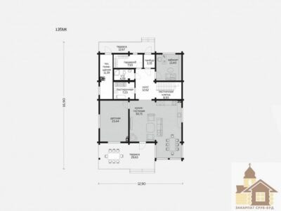 Дерев’яний будинок під ключ від Закарпат Зруб-Буд Одеса - зображення 6