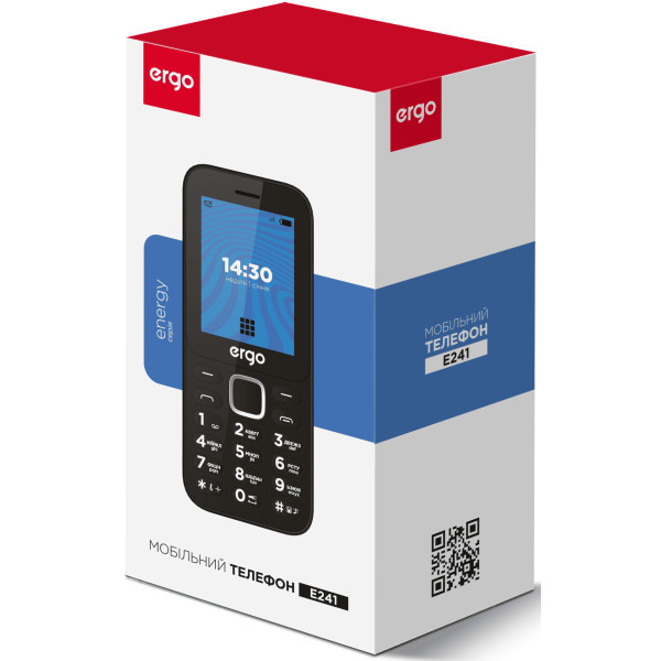 Телефон ERGO E241 Blue Харків - зображення 6