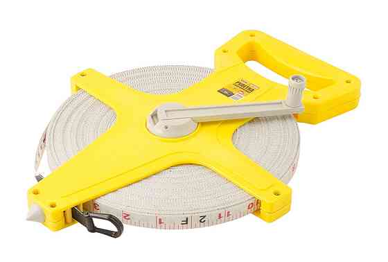 Рулетка геодезическая MASTERTOOL 100 м х 13 мм стекловолоконное полотно 66-1013 Харьков