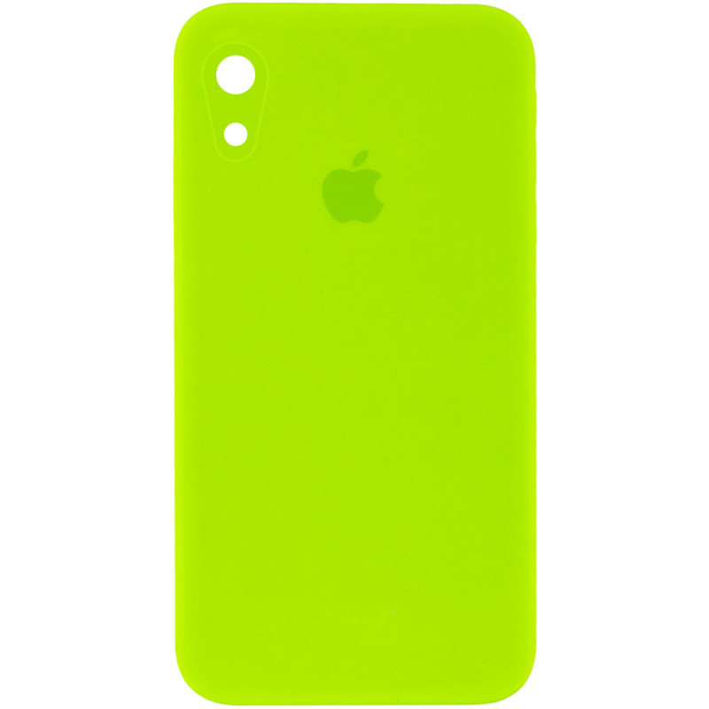 Чехол Silicone Case Square Full Camera Protective (AA) для Apple iPhone XR (6.1") Херсон - зображення 1
