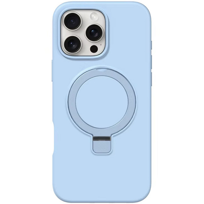 Чехол Silicone Case Full Protective NO LOGO with Ring для Apple iPhone 16 Pro Max (6.9") Херсон - зображення 1