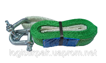 Буксировочный трос 7т 4,5 метра автомобильный  скоба-скоба Харків - зображення 1