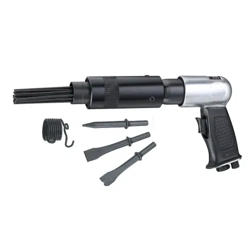 Пневмомолоток 2 в 1 с набором зубил и игольчатой насадкой AIRKRAFT AT-8039DA Харків - зображення 1