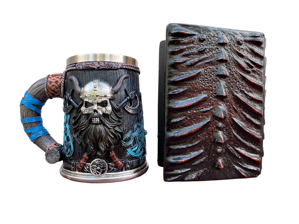 Подарочный набор Кухоль 3 Скандинавский Воина и Блокнот 3 «Око пламенного Дракона» Київ - зображення 2