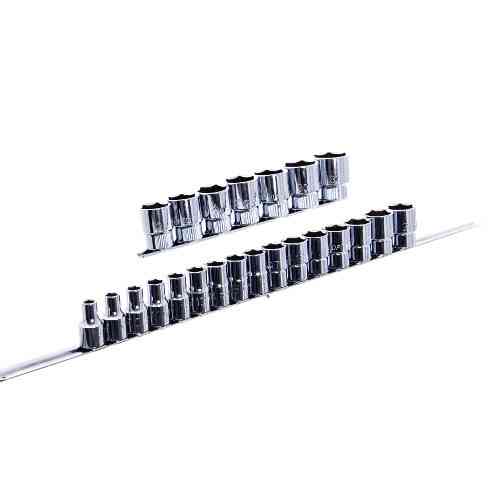 Набор 12-гранных головок на планке TOPTUL 12-гр. 1/2" 23ед. 8-32мм GAAQ1604U-12 Харьков