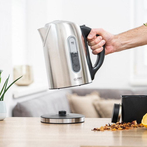 Електрочайник First FA-5411-0 1.7 л серебристый Киев - изображение 1