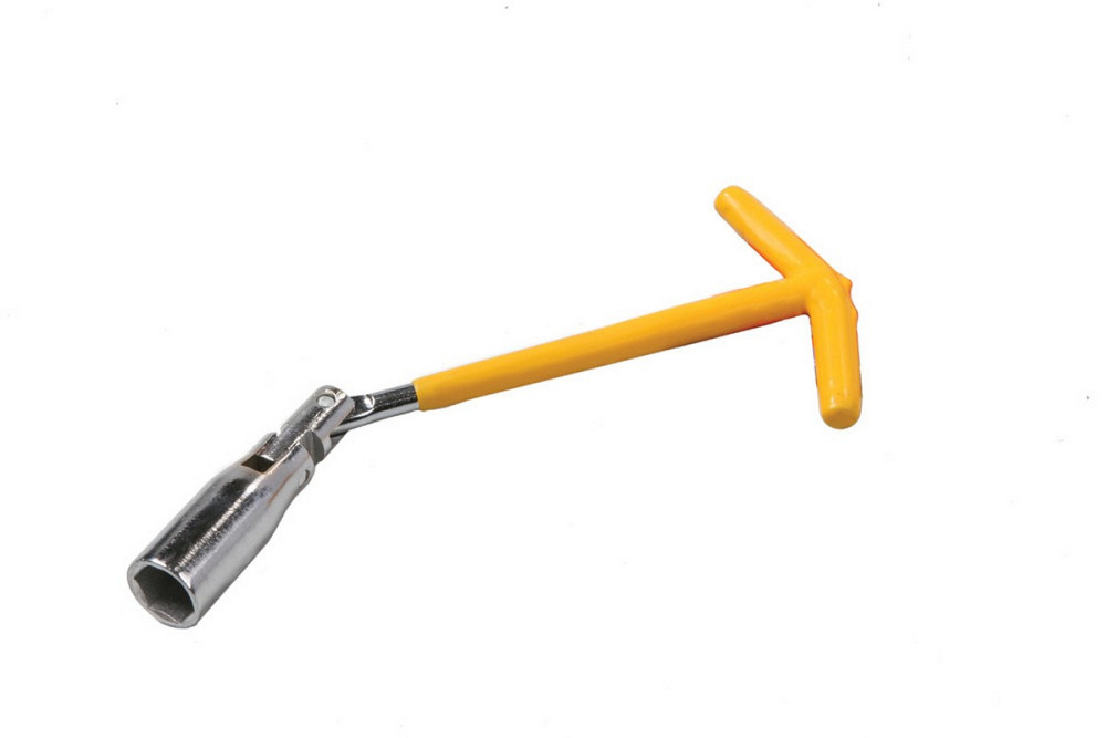 Ключ свечной MASTERTOOL Т-Type с шарниром 16 мм 73-0100 Харків - зображення 1