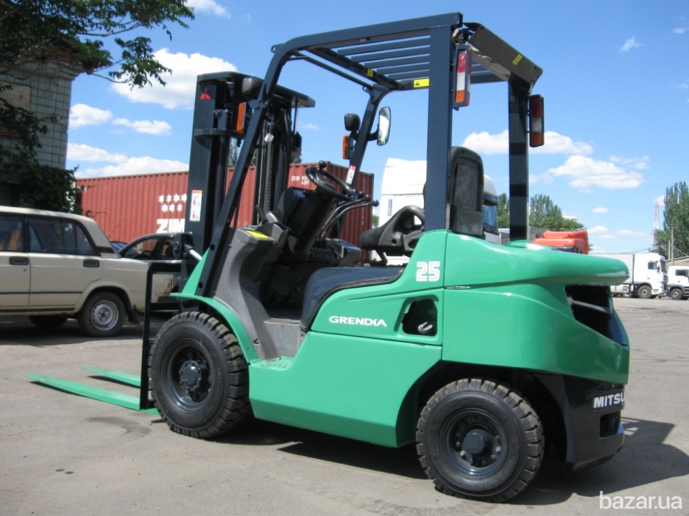 Дизельный вилочный погрузчик Митсубиши на 2 тонны с позиционером вил Одеса - зображення 3