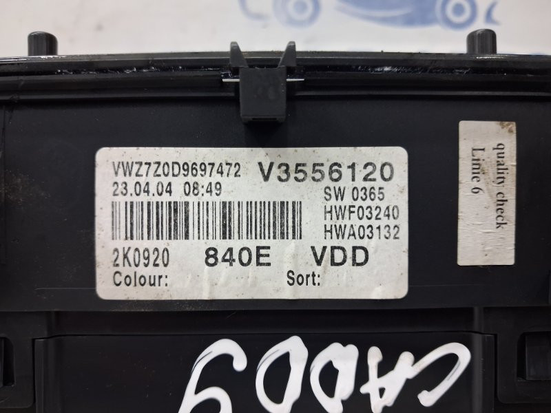 Приборная панель Volkswagen Caddy 2K 1.9 DIESEL BJB 2003 (б/у) Киев - изображение 5