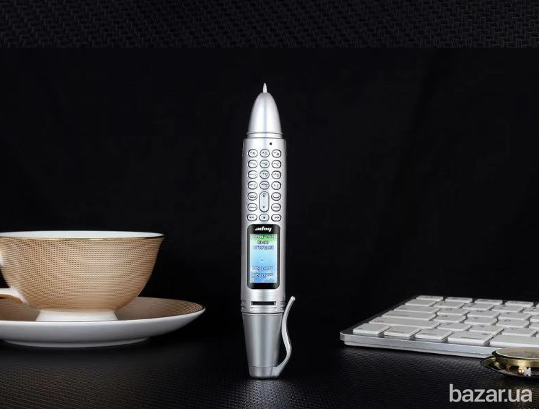 Ручка мобильный телефон портативный с камерой 0.08 MP и Bluetooth AK 007 (Серый) Киев - изображение 2