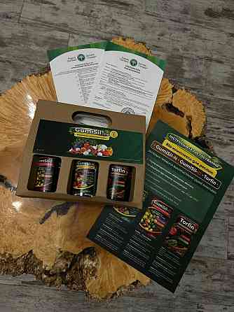 Золота лінійка мікродобрив GumiSil Trio для городу Одеса