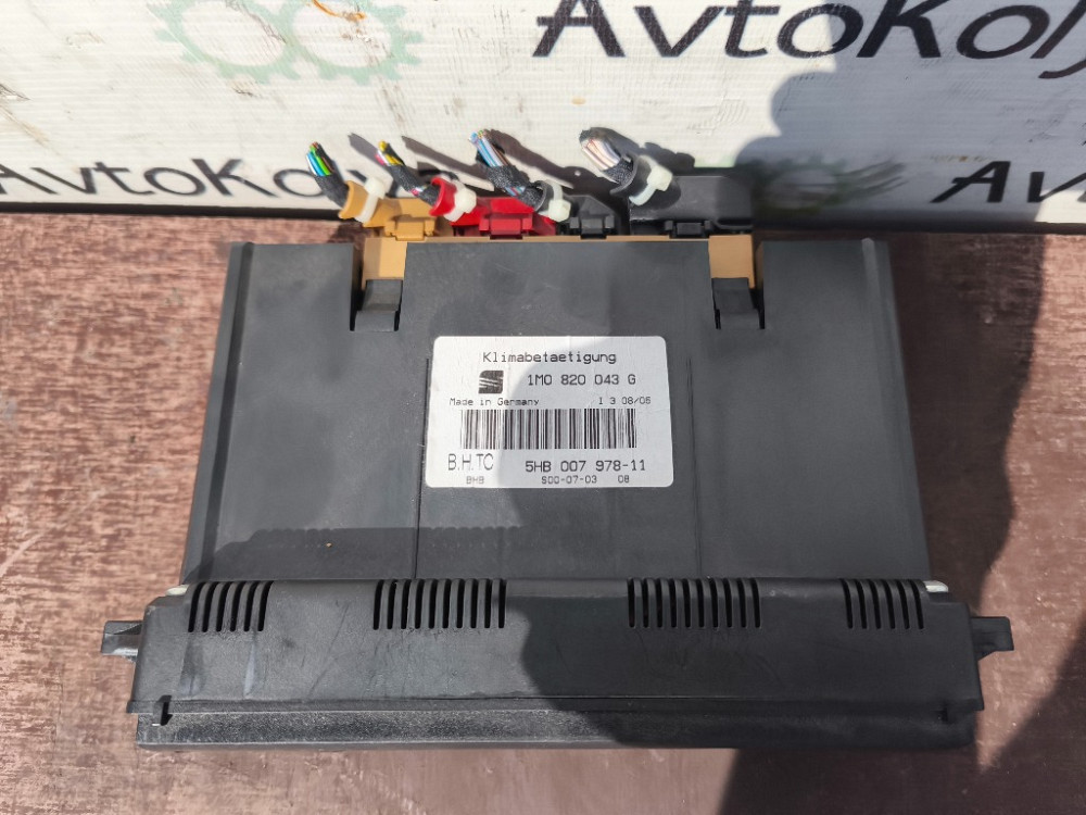 Блок управления печкой / климат-контролем Seat Leon 1998-2005 (1M0820043G) Ковель - зображення 2
