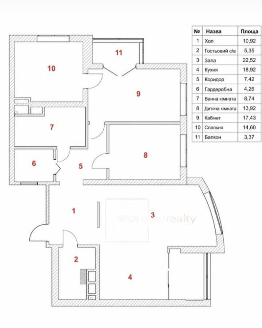 продажа 4-к квартира Киев, Днепровский, 295000 $ Київ - зображення 8