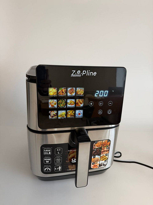Аэрогриль мультипечь на два тэна со съемным ковшиком и силиконовой формой Zepline ZP-00342 13 л 4200 Киев - изображение 6