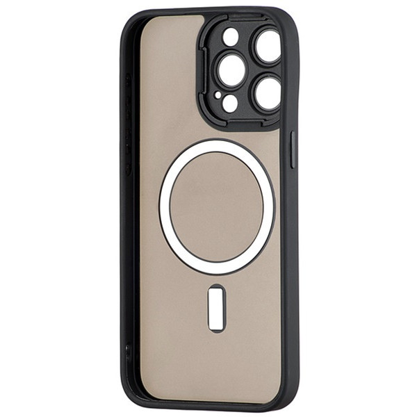 DM Чохол Silicone Matte Case Protected Camera with MagSafe для iPhone 15 Pro Black (Код товару:41322 Харків - зображення 2