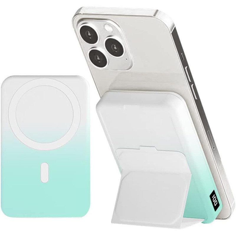 Портативное ЗУ Power Bank JJT-A27-1 Gradient PD20W+QC 22.5W с БЗУ 10000 mAh Херсон - зображення 2