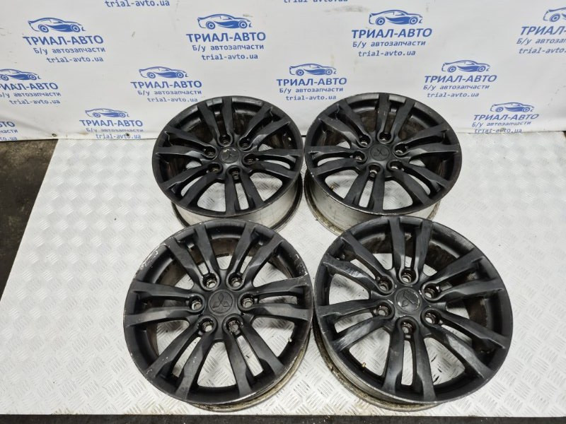 Диски титан комплект R18 Mitsubishi Pajero Wagon 3 3.2 ДИЗЕЛЬ 4M41 1999 (б/у) Киев - изображение 1