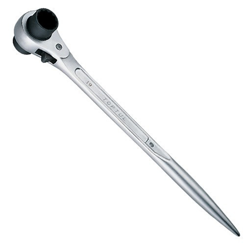 Ключ трещоточный силовой с двойной головкой TOPTUL 24x27мм AEAH2427 Харьков - изображение 2