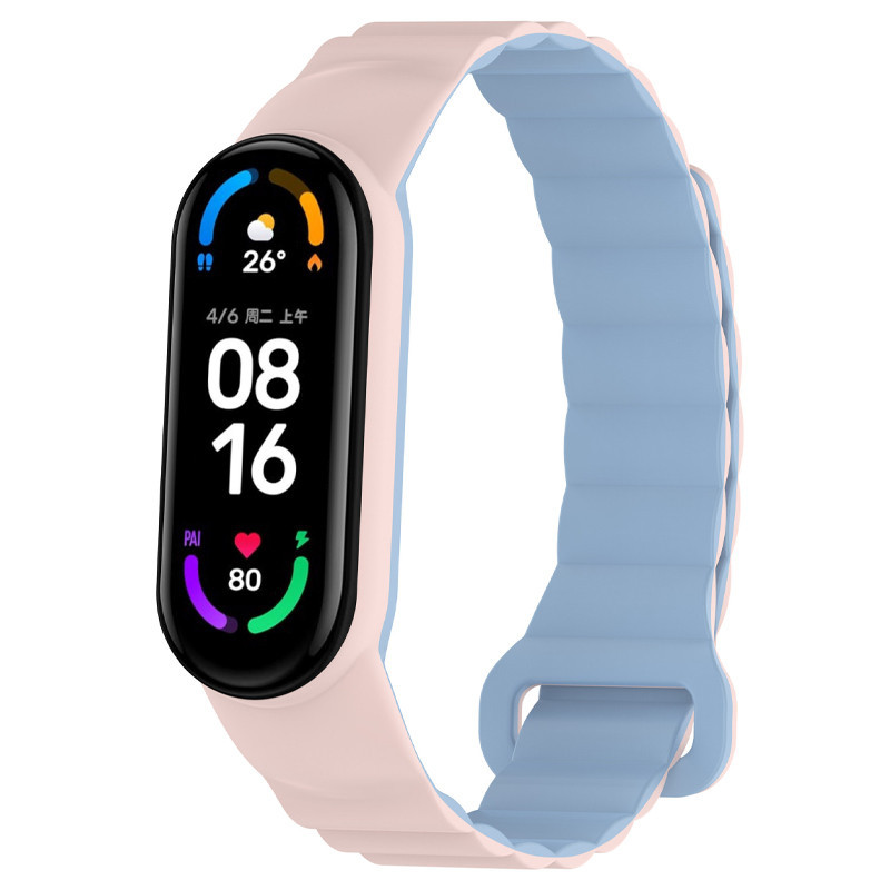 Ремешок Dual-color Magnetic для Xiaomi Mi Band 9/8/10 Херсон - зображення 1
