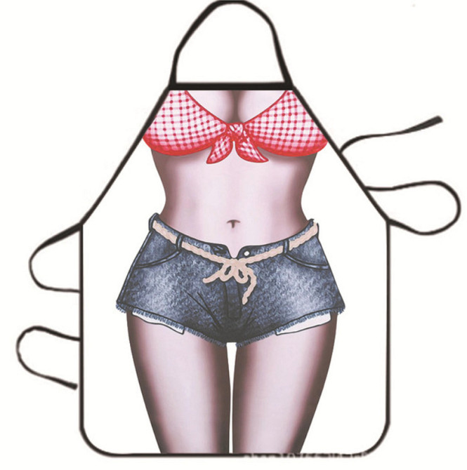 Фартух із приколом Леді в шортах 5581 71х54,5х0,2 см Киев - изображение 1