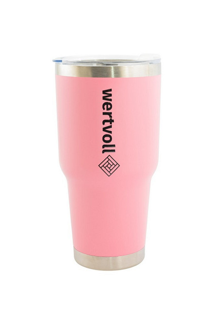 Термокружка WERTVOLL "YUMMY" 900 мл SS розовая RX-7002PK Харьков - изображение 1