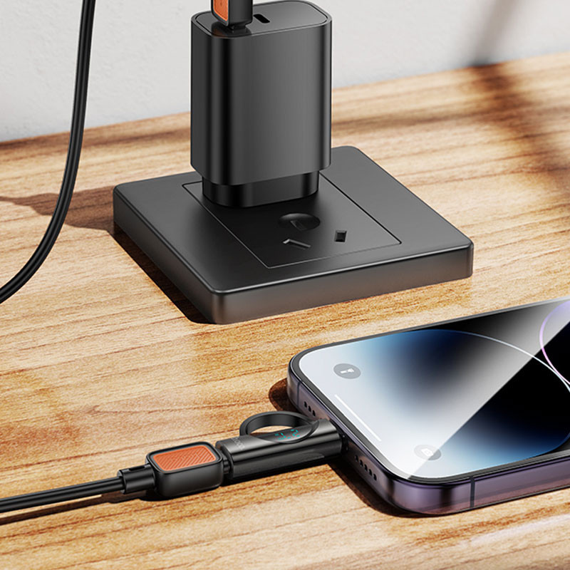 Переходник Hoco UA32B Lightning male to Type-C female display adapter Херсон - зображення 5