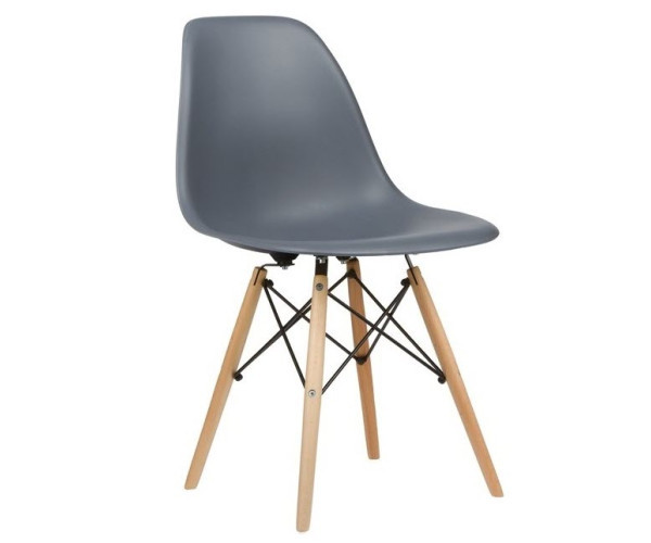 Стілець Тауер Вуд пластиковий темно-сірий Днепр - изображение 3