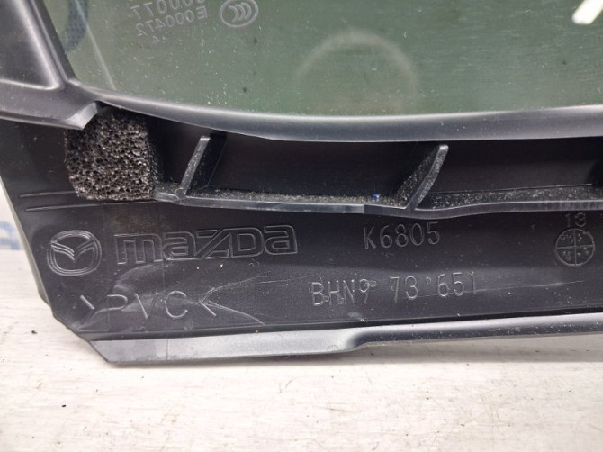 Стекло двери задней левой (форточка) Mazda 3 BM 2.2 DIESEL 2013 (б/у) Київ - зображення 3