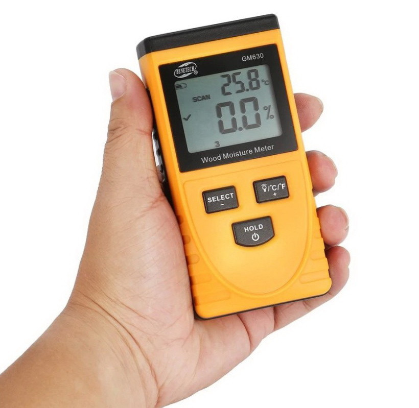 Бесконтактный влагомер стройматериалов 0,5-79,5% BENETECH GM630 Харьков - изображение 4