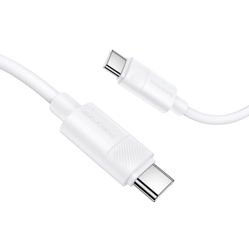 Дата кабель Borofone BX123 Leya Type-C to Type-C 60W (1m) Херсон - зображення 3