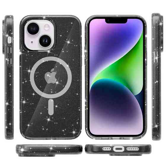 Чехол TPU Galaxy Sparkle (MagFit) для Apple iPhone 13 / 14 (6.1") Херсон