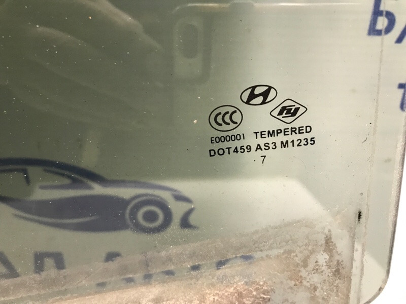 Стекло двери заднее левое Hyundai Santa fe 2005-2012 834102B020 (Арт. 52422) Київ - зображення 3