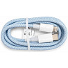 DM Кабель для зарядки iPhone Lightning Type-C 1m блакитний Харків