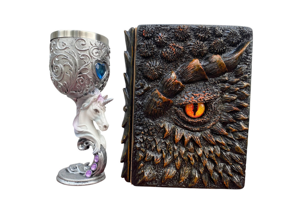 Подарочный набор Бокал 3 Единорог и Блокнот 3 «Жар Сердца Дракона» Київ - зображення 1